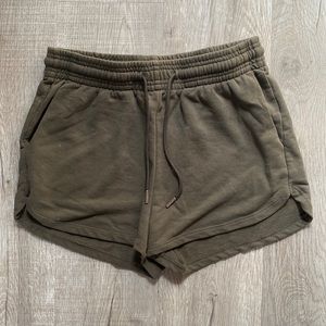 Green Sweatshorts